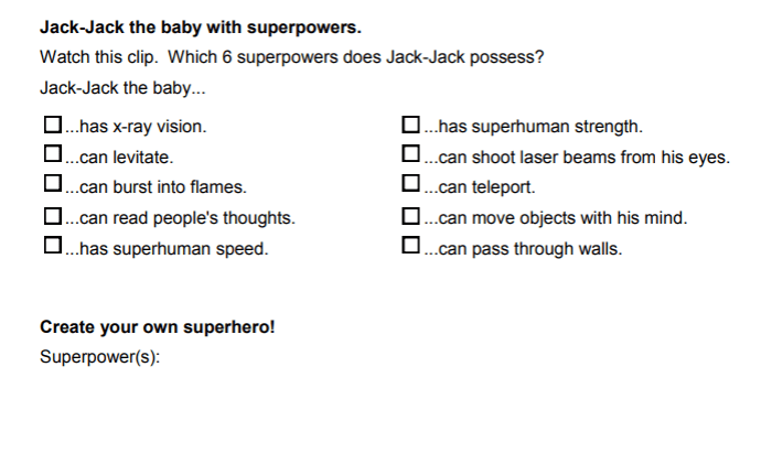 America the story of us superpower worksheet