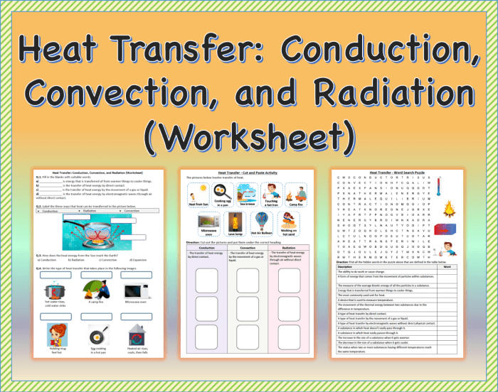 Energy worksheet 2 conduction convection and radiation answer key